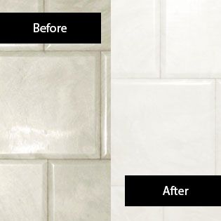 Tile cleaning before After